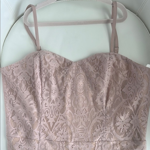 Dress The Population Elegant Pink Lace Dress - Picture 5 of 6